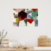 Poster Klee - La vigilance dans une ville spacieuse (Cuisine)