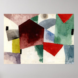 Poster Klee - La vigilance dans une ville spacieuse