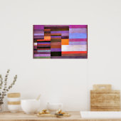 Poster Klee - Le feu en soirée (Cuisine)