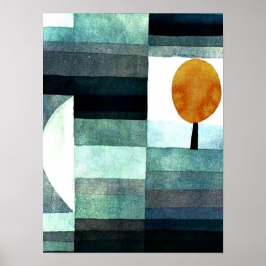 Poster Klee - Le Messager de l'Automne (Devant)