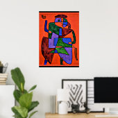Poster Klee - L'homme du futur (Bureau à domicile)
