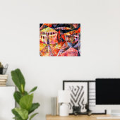 Poster Klee - L'Hôtel, peinture célèbre, (Bureau à domicile)