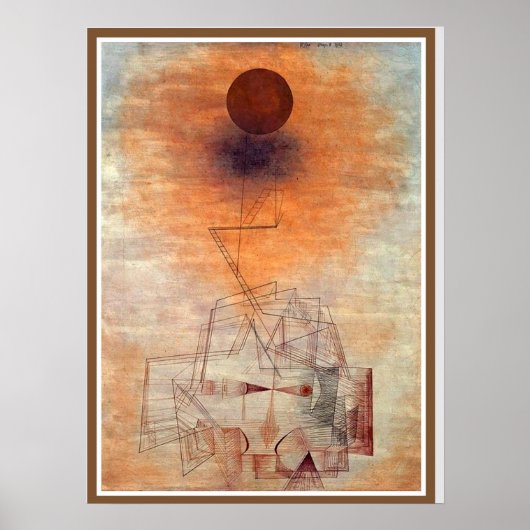 Poster Klee - Limites de l'intellect (Devant)