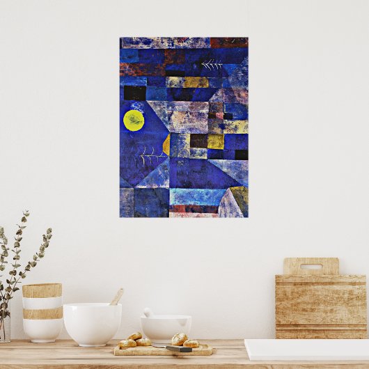 Poster Klee - Lune (Cuisine)