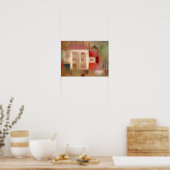 Poster Klee - Maison en banlieue (Cuisine)