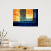 Poster Klee - Maison sur l'eau (Cuisine)