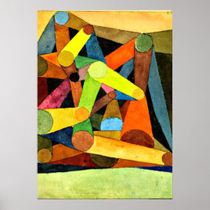 Poster Klee - Montagne ouverte