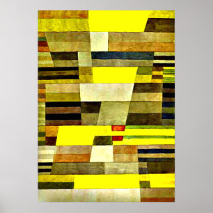 Poster Klee - Monument, 1929 OEuvre abstraite