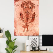Poster Klee - Nouvel Ange (Angelus Novus) (Bureau à domicile)