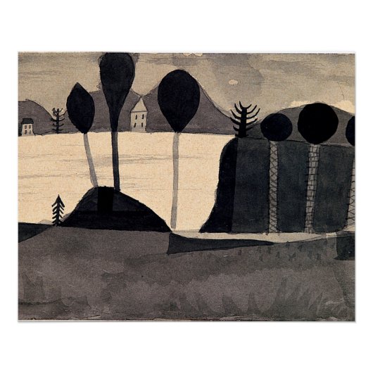 Poster Klee - Parc au bord du lac (Devant)