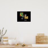 Poster Klee, Paul Klee collage, (Cuisine)