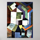 Poster Klee - Paysage nordique pieux (Devant)