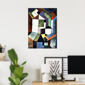 Poster Klee - Paysage nordique pieux (Bureau à domicile)