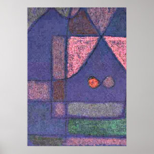 Poster Klee - Petite chambre à Venise