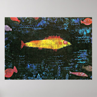 Poster Klee - Poisson d'or