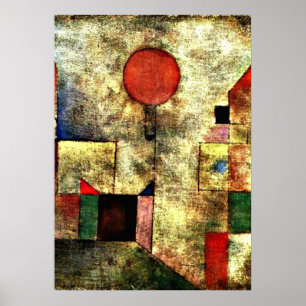 Poster Klee: Red Balloon