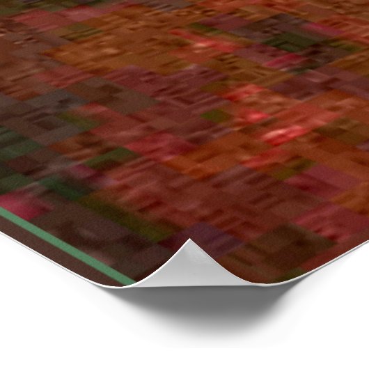 Poster Klee - Site choisi, oeuvre abstraite (Coin)