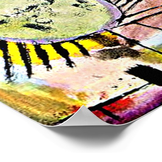 Poster Klee - Soleil levant (Coin)