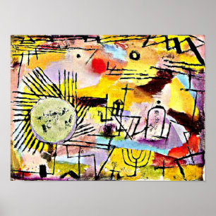 Poster Klee - Soleil levant