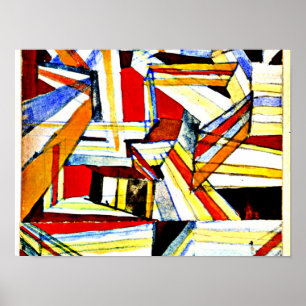 Poster Klee - Transparent en perspective agrandi
