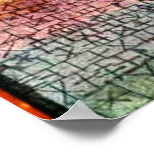 Poster Klee - Tree Nursery, oeuvre d'art abstraite popula (Coin)