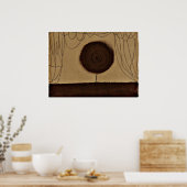 Poster Klee - Une Fleur se produit (Cuisine)