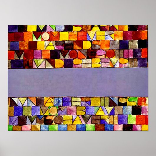 Poster Klee - Une fois émergé de Grey of Night (Devant)