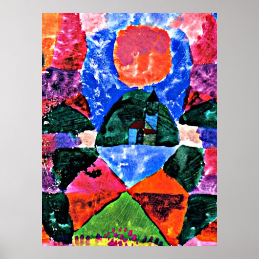 Poster Klee - Une pression de Tegernsee (Devant)