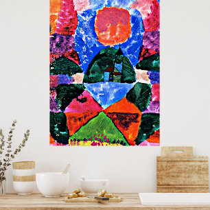 Poster Klee - Une pression de Tegernsee