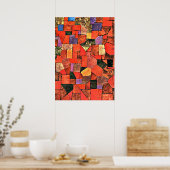 Poster Klee - Village de montagne (Cuisine)