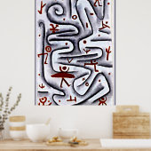 Poster Klee - Zone des grands esprits (Cuisine)