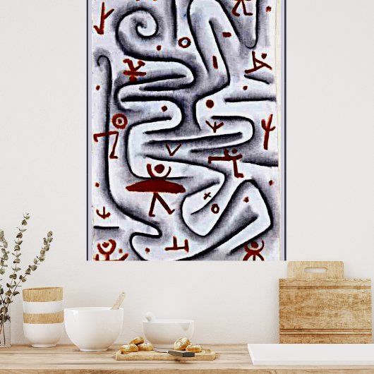 Poster Klee - Zone des grands esprits (Cuisine)