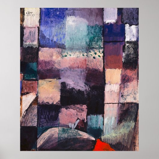Poster Klee's About a Motif from Hammamet (Devant)