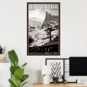 Poster Kleine Kaserer à Hintertux (Bureau à domicile)