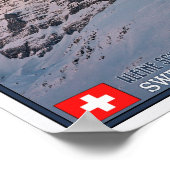 Poster Kleine Scheidegg - Le mur nord de l'Eiger (Coin)
