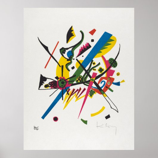 Poster Kleine Welten I de Kandinsky (Devant)