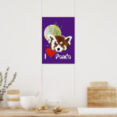 Poster Kleiner Panda (Ailurus fulgens) (Cuisine)