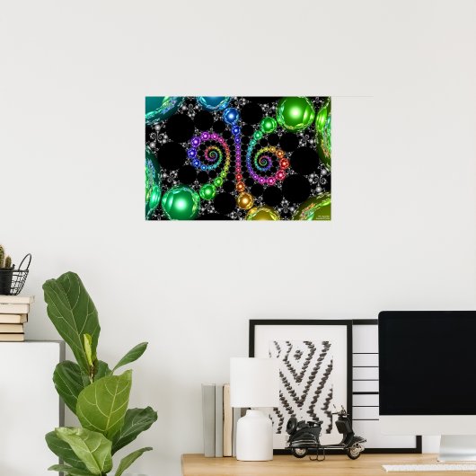 Poster Kleinian Double 1/15 Cusp Group (Bureau à domicile)