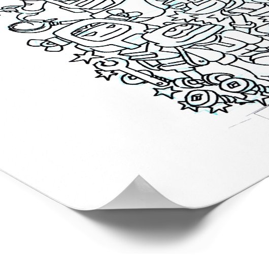 Poster kleuren (Hoek)