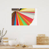 poster kleurengrafiek (Keuken)