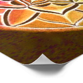 Poster Kleurwiel Mandala (Hoek)