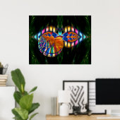 Poster Kleurwielen (Thuiskantoor)