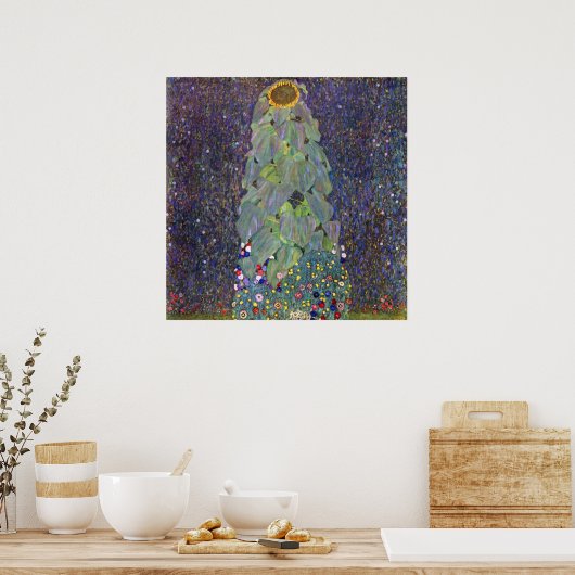 Poster Klimt ~ C'est Sonnenblume (Cuisine)
