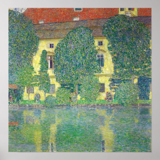 Poster Klimt - Chambre À L'Attersee (Devant)