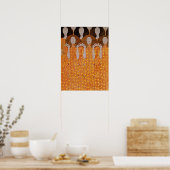 Poster Klimt - Chœur du Paradies Gel (Cuisine)