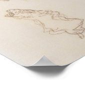 Poster Klimt - Étude Sur Gemalde Judith 1908 (Coin)