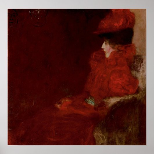 Poster Klimt - Femme Dans Un Fauteuil 1897 (Devant)