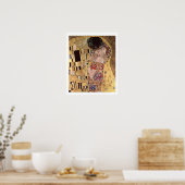 Poster Klimt Gustav ~ L'affiche Kiss (Cuisine)
