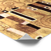 Poster Klimt Gustav ~ L'affiche Kiss (Coin)