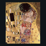 Poster Klimt Gustav ~ L'affiche Kiss<br><div class="desc">Klimt 1862-1918,  Gustav,  Baumgarten bei Wien,  Autriche</div>